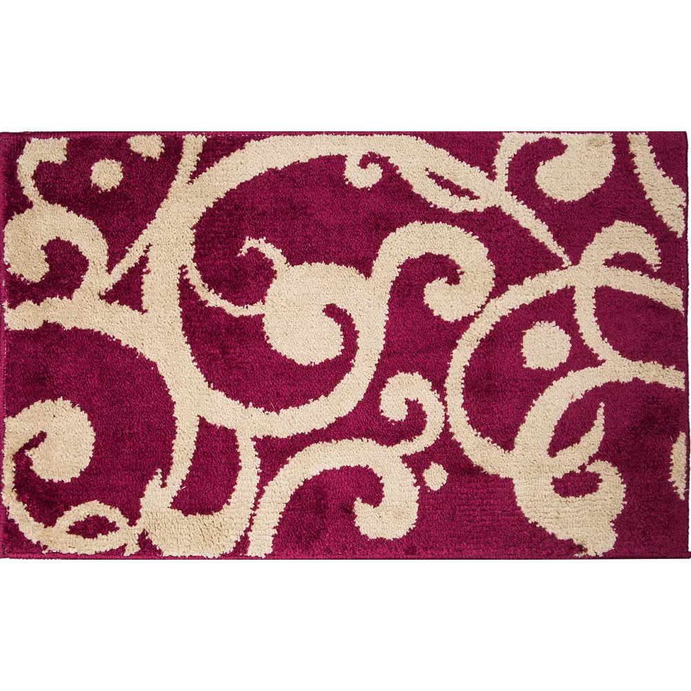 Коврик для ванной комнаты «Узоры» 50х80 см цвет фиолетовый MR PENGUIN STLM-2135336