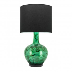 500312-90 ABHIKA ЛАМПА SWELL H112 D58 BLACK