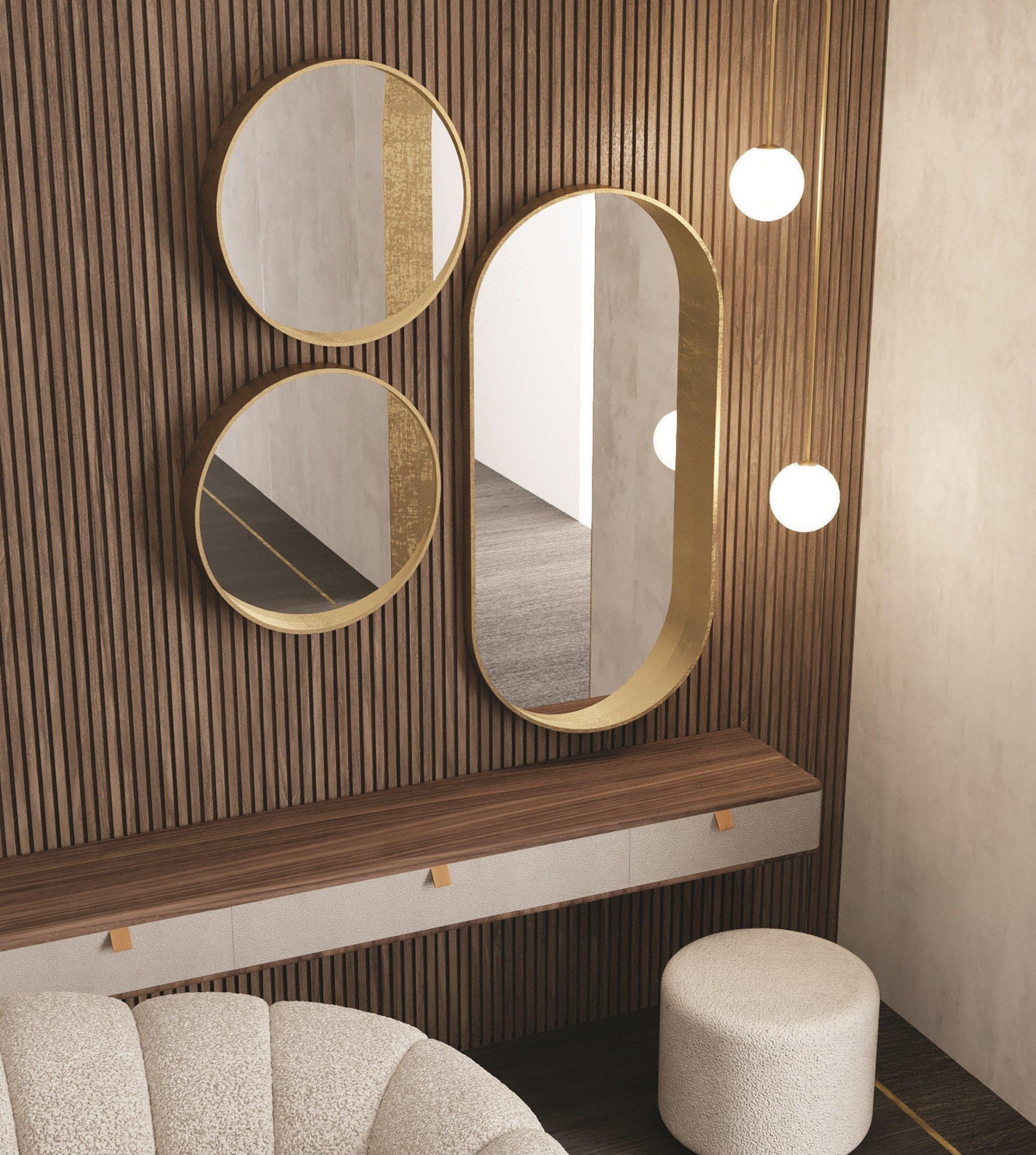 Овальное зеркало с рамой стены CASA +39 ENCORE Italia ARCH-00051687 - Вид №2