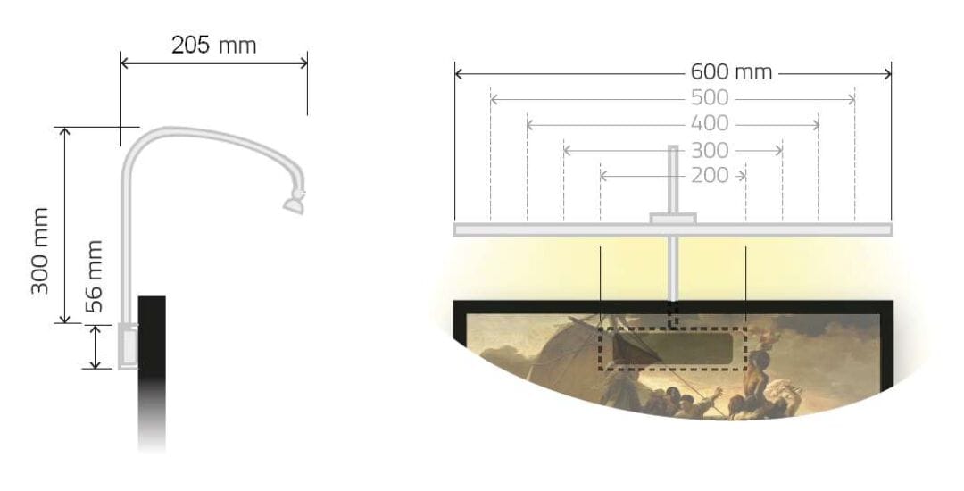 Светодиодный настенный светильник для картин TEKNI-LED Paris ARCH-00119528 - Вид №2
