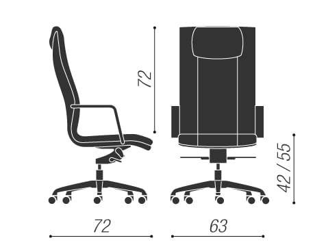 Офисное кресло руководителя Moschella Queen ARCH-00128386 - Вид №4
