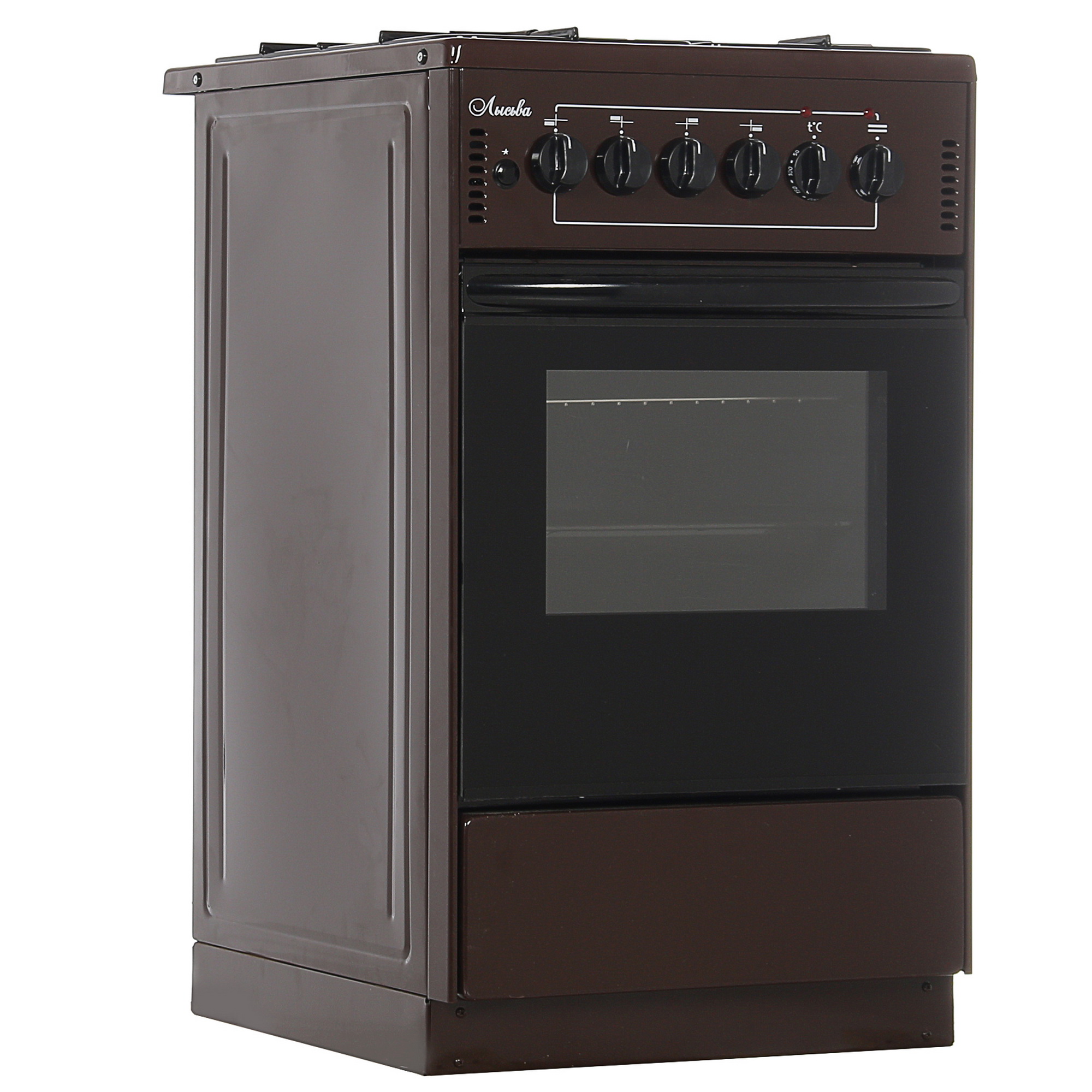 8125819 Комбинированная плита Лысьва ЭГ 401-2у коричневый STDN-0089750 - Вид №1