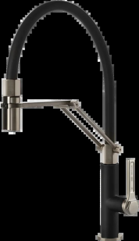 Смеситель для раковины 60055 599 Gessi Officine gessi МАТОВЫЙ ЧЕРНЫЙ /FINOX