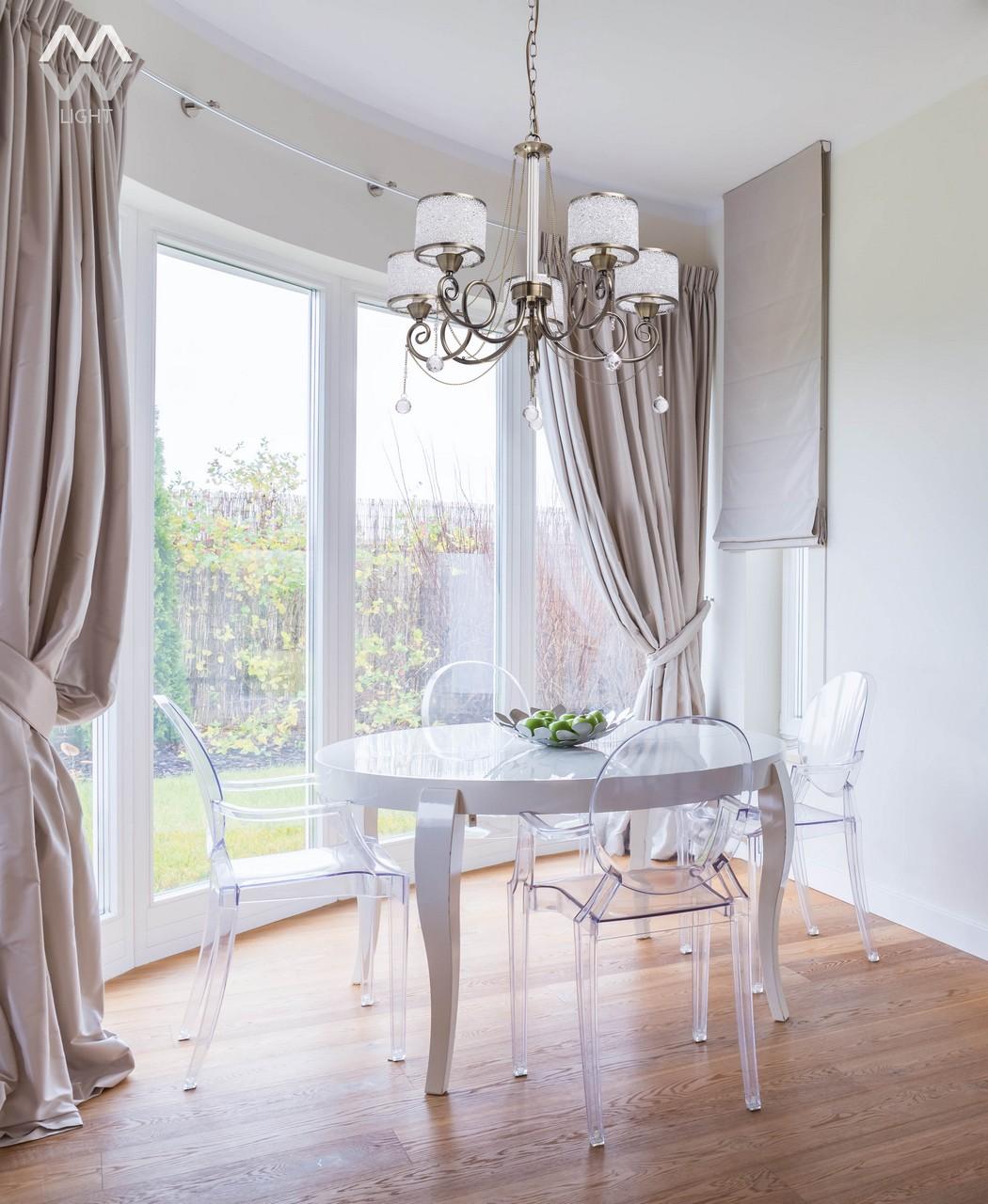 Подвесная люстра MW-Light Моника 11 372013405 MW-LIGHT ДИЗАЙНЕРСКИЕ, МОНИКА 186199 Белый  - Вид №1