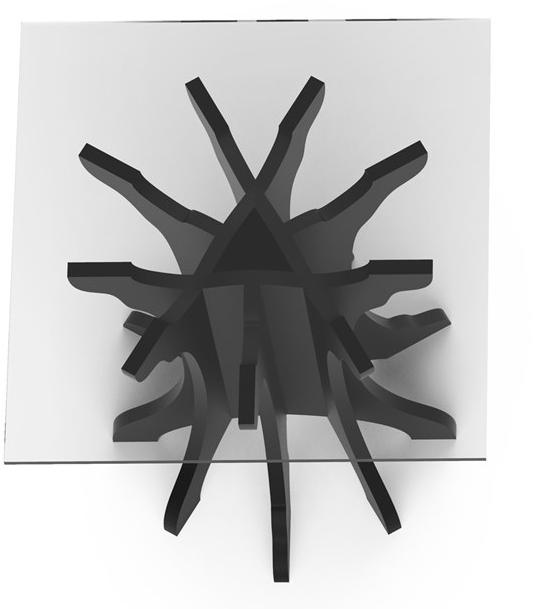 ALBEDO Высокий квадратный журнальный столик из березы Tale sun-id-1512017 - Вид №3