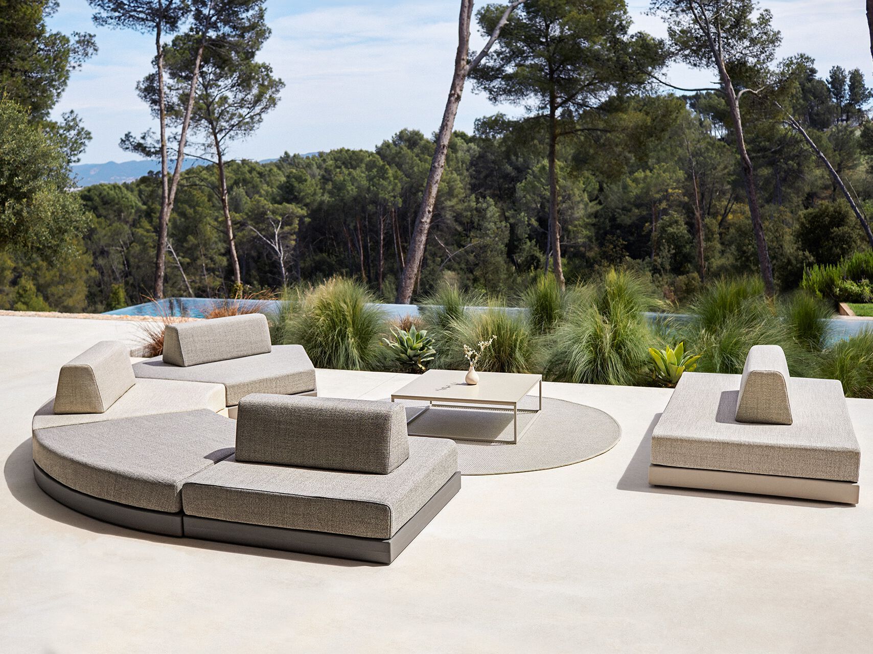 Тканевый модульный садовый диван Vondom Pixel ARCH-00086242 - Вид №7