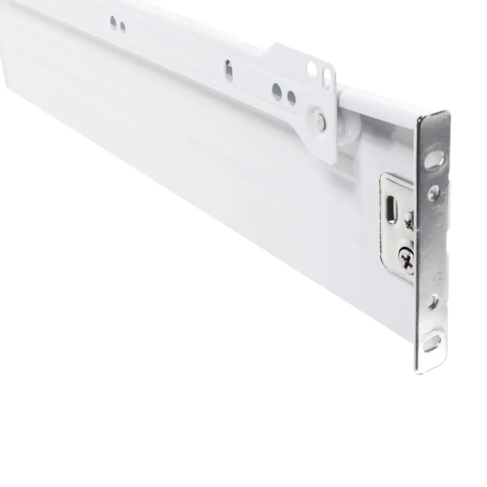 Направляющая роликовая MB08601 86x400 мм, металл, цвет белый BOYARD STLM-2095974 - Вид №1