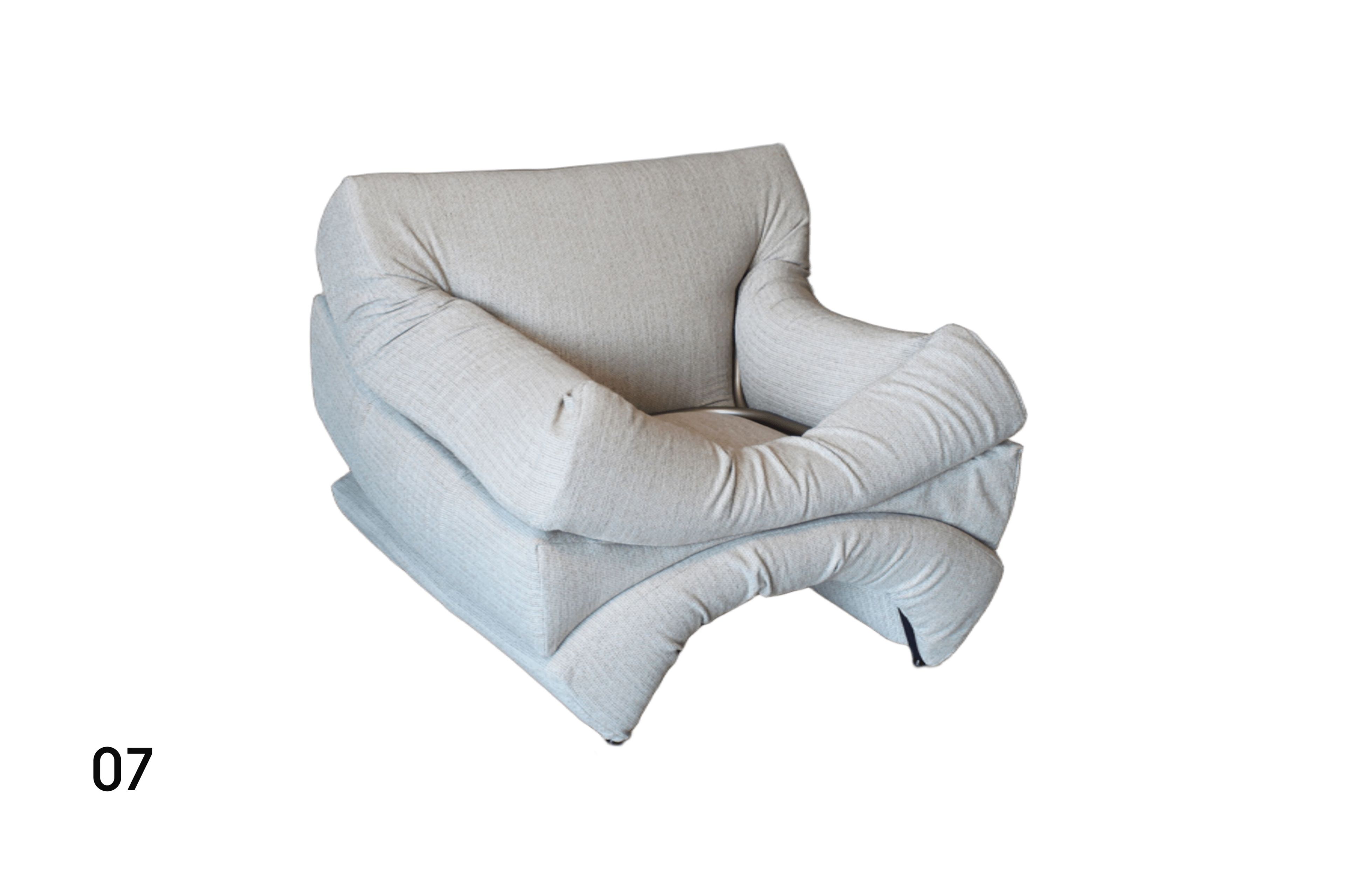 Тканевое кресло с подлокотниками Casamania & Horm Mass Pressure ARCH-00040468 - Вид №5