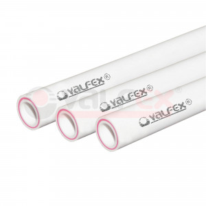 10106025 Valfex Труба полипропиленовая армированная стекловолокном SDR 6 (PN 25) VALFEX
