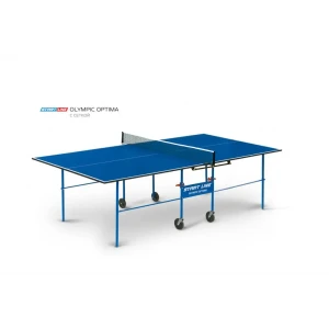 90583052 Теннисный стол складной Start line Olympic Optima blue 208 - 208 см х 115.6 см х 76 см ЛДСП синий STLM-1533808