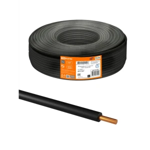 90866722 Провод TDM Electric ПуВнг(А)-LS 1x16.0 100 м цвет черный ГОСТ STLM-1101255