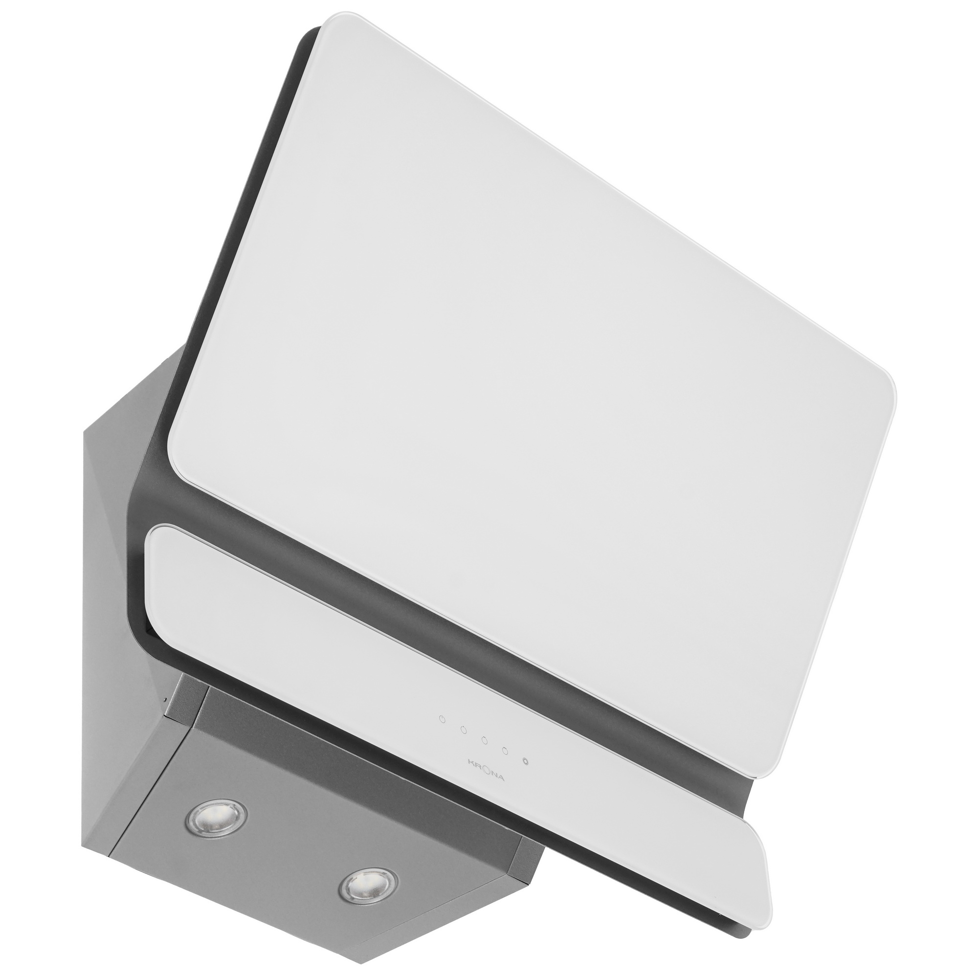 9054734 Вытяжка наклонная KRONA SATURN 600 DN 4S белый/белый, серебристый STDN-0039405