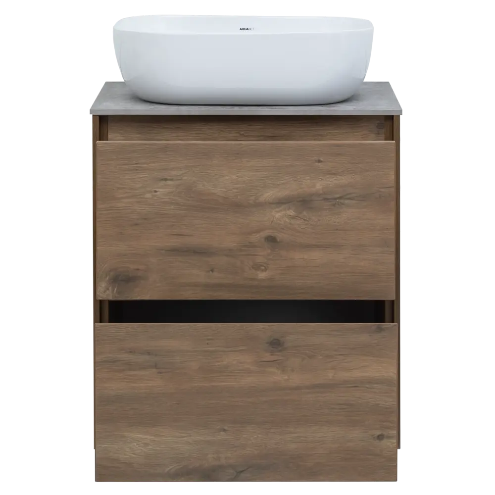 Тумба под раковину подвесная «Мокка» 60 см, цвет дуб Santreyd STLM-2060453 - Вид №7