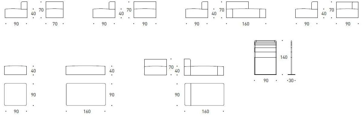 Varaschin Модульный тканевый диван Belt sun-id-1462803 - Вид №16