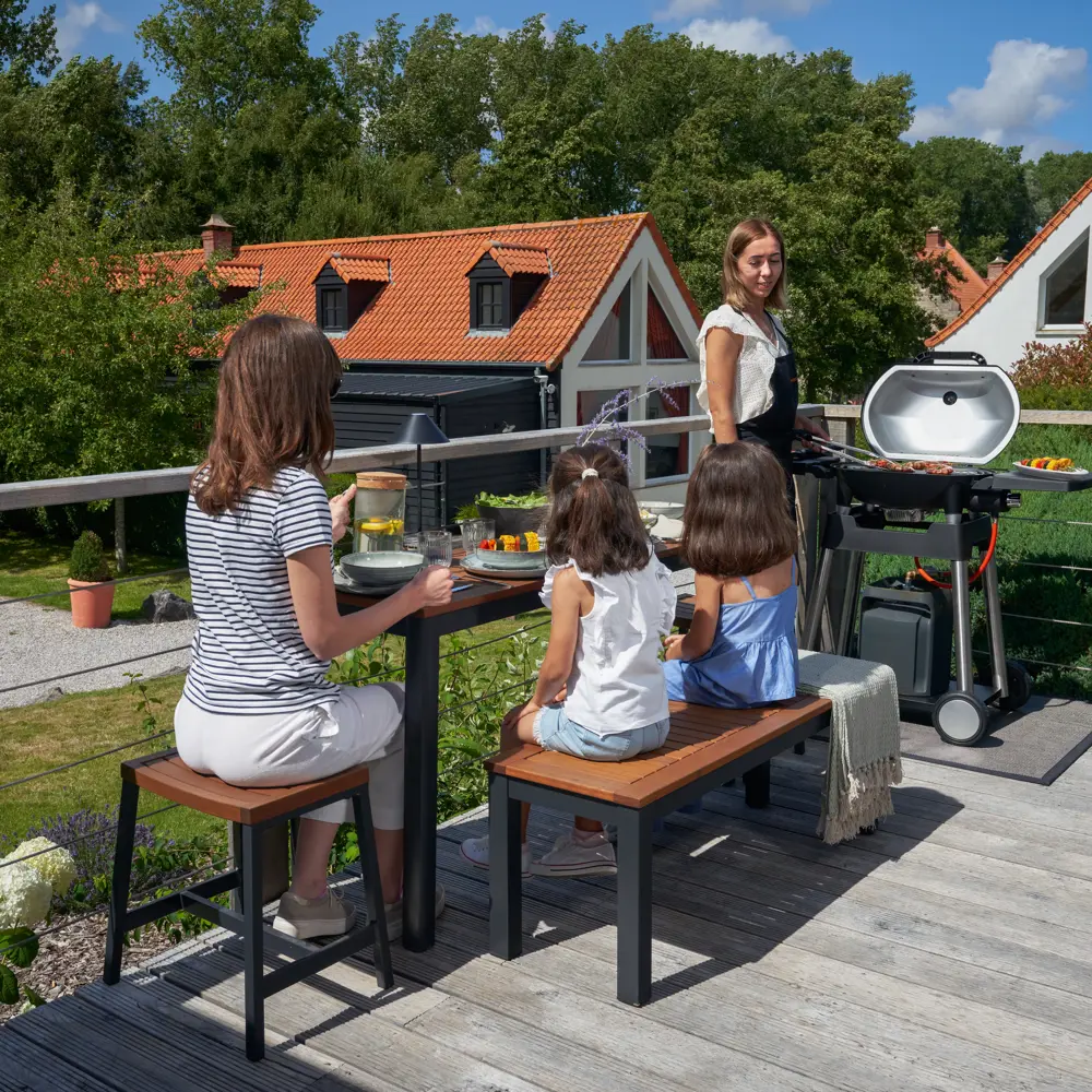 Набор из 2-х табуретов Naterial Oris алюминий цвет эвкалипт STLM-2004983 - Вид №9