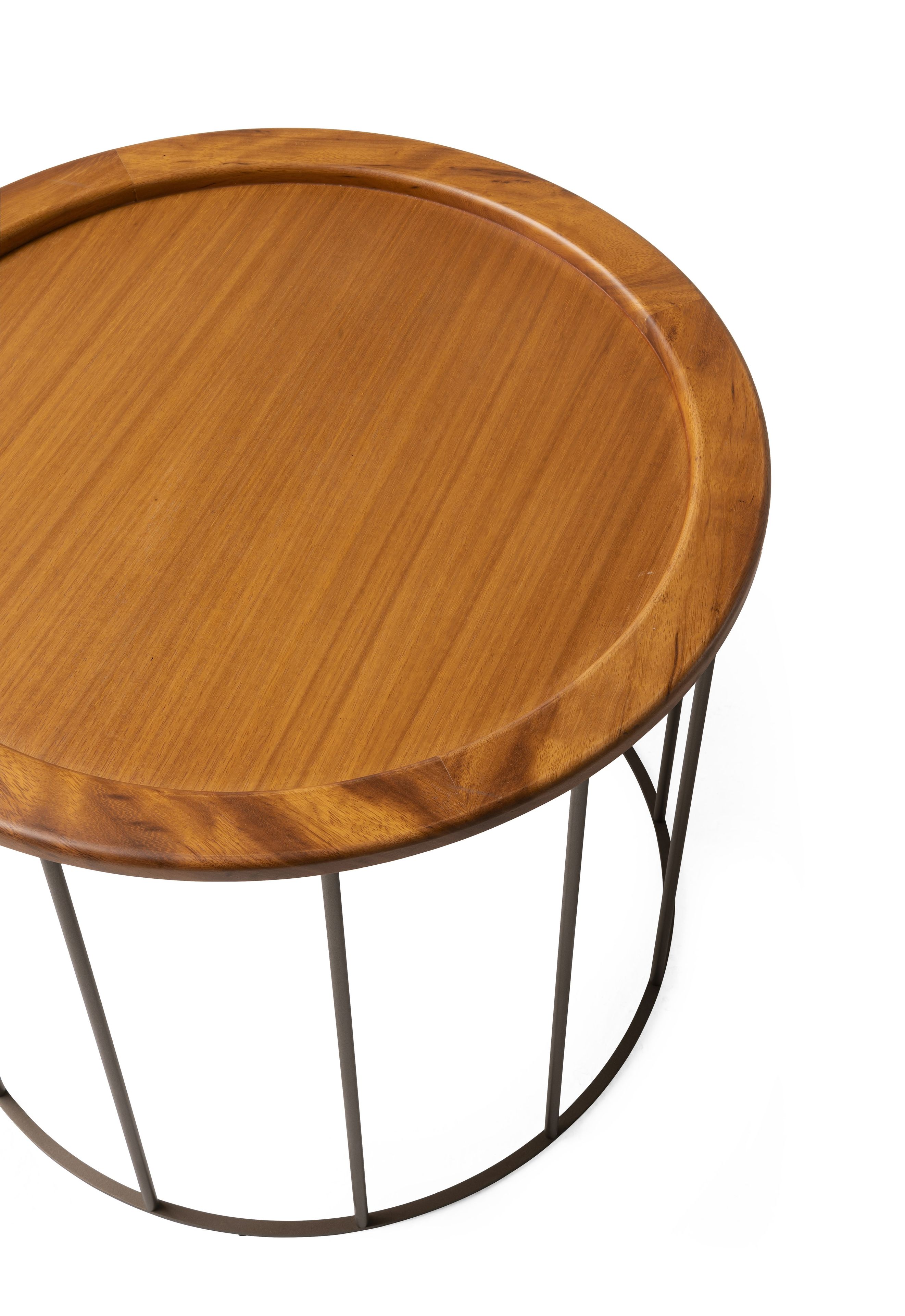 Круглый деревянный журнальный столик ETRO Home Interiors VESSEL ARCH-00012250 - Вид №3