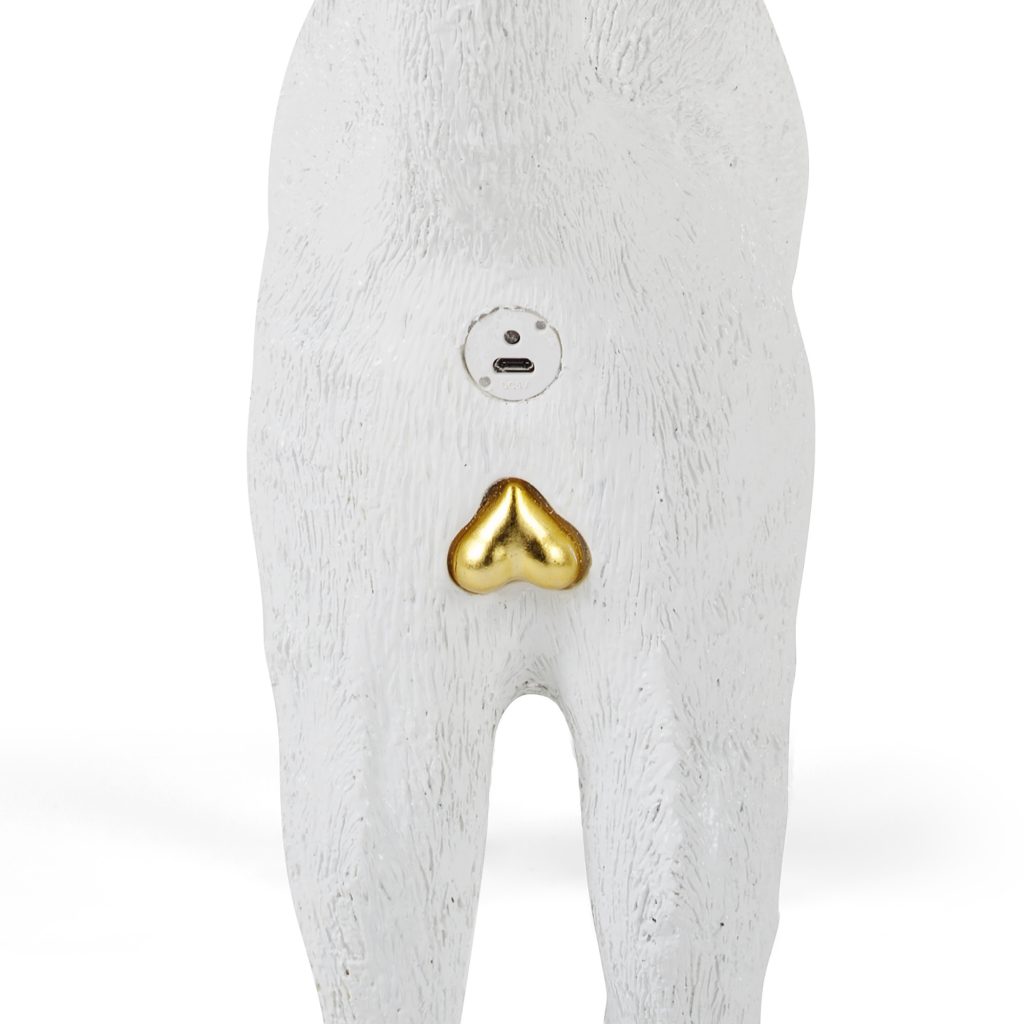 Настольная лампа белая 20,7х46 см Jobby The Cat White 15040 SELETTI ЖИВОТНЫЕ, КОШКА 00-3882462 Бежевый;белый  - Вид №8