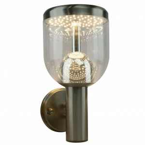 Уличный настенный светодиодный светильник Arte Lamp Inchino A8163AL-1SS ARTE LAMP ФАКЕЛ 111237 Серебро