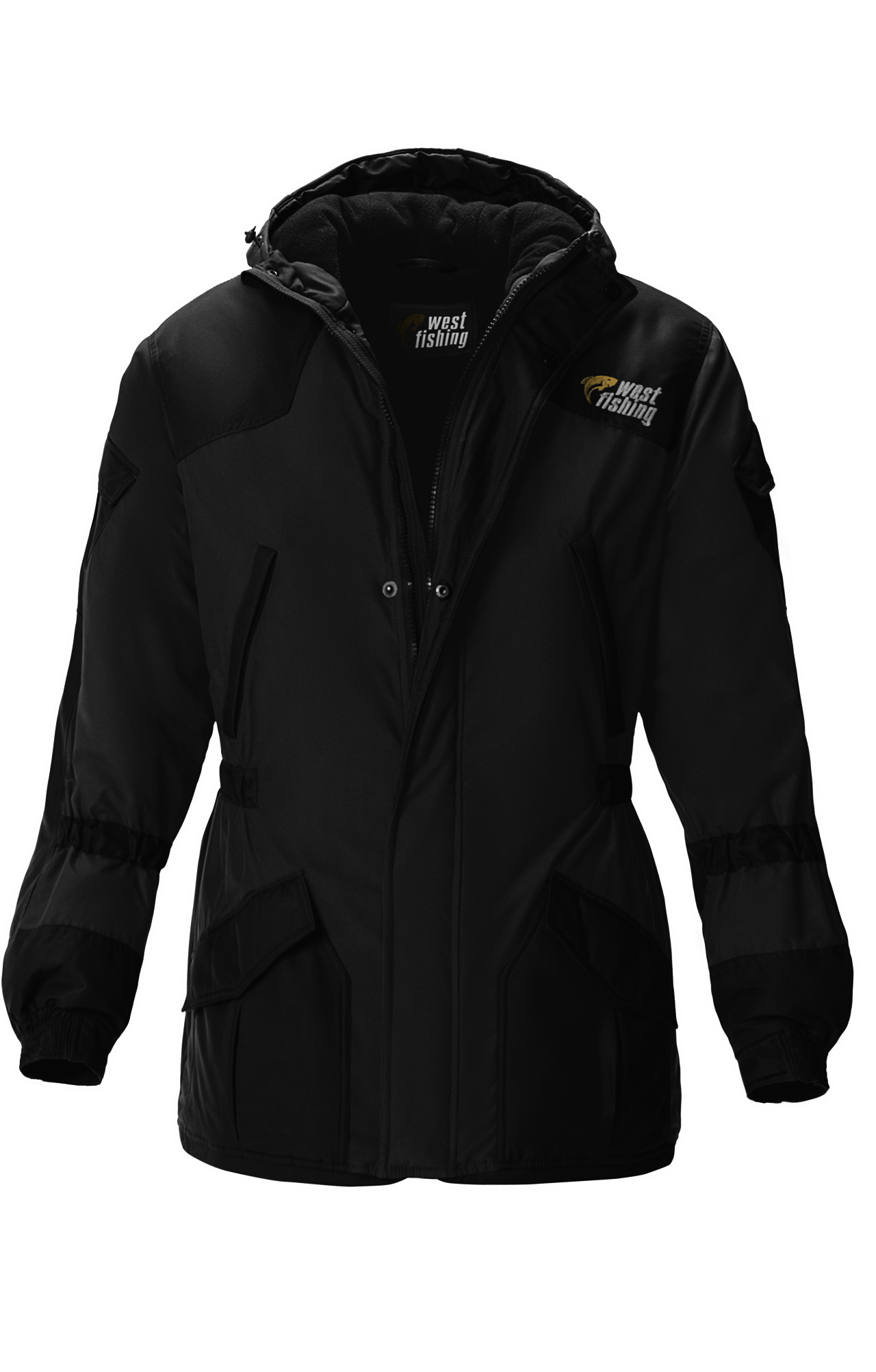5039446 Костюм  утепленный черный West Fishing  Зимняя спецодежда Santreyd  - Вид №3