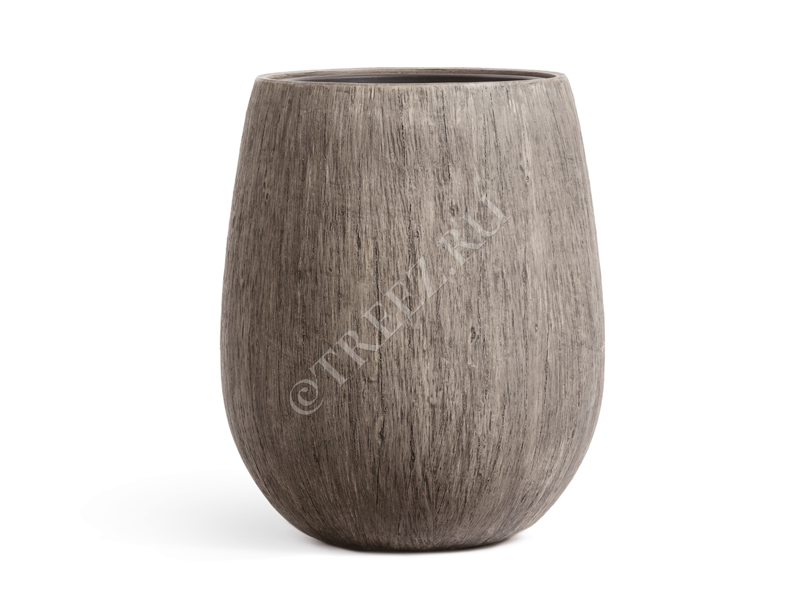 41.3321-03-051-WGR-60 Кашпо  Effectory - серия Wood - Округлая чаша - Белёный дуб Цветочная коллекция  - Вид №2