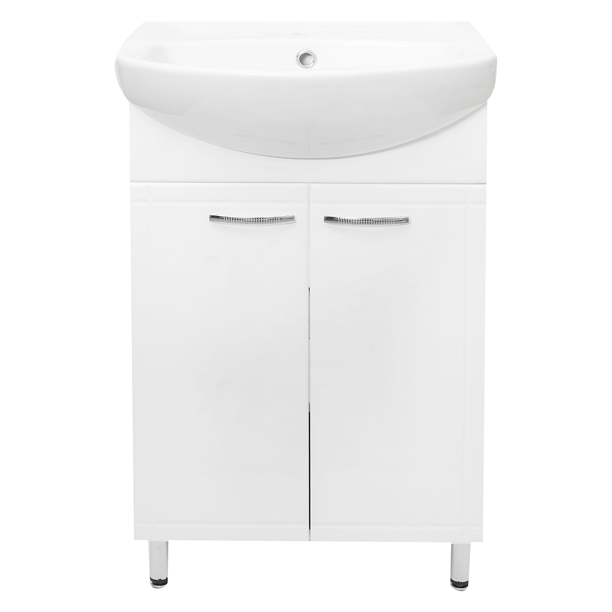 17449453 Тумба под раковину напольная «» 50 см цвет белый Рома Santreyd 