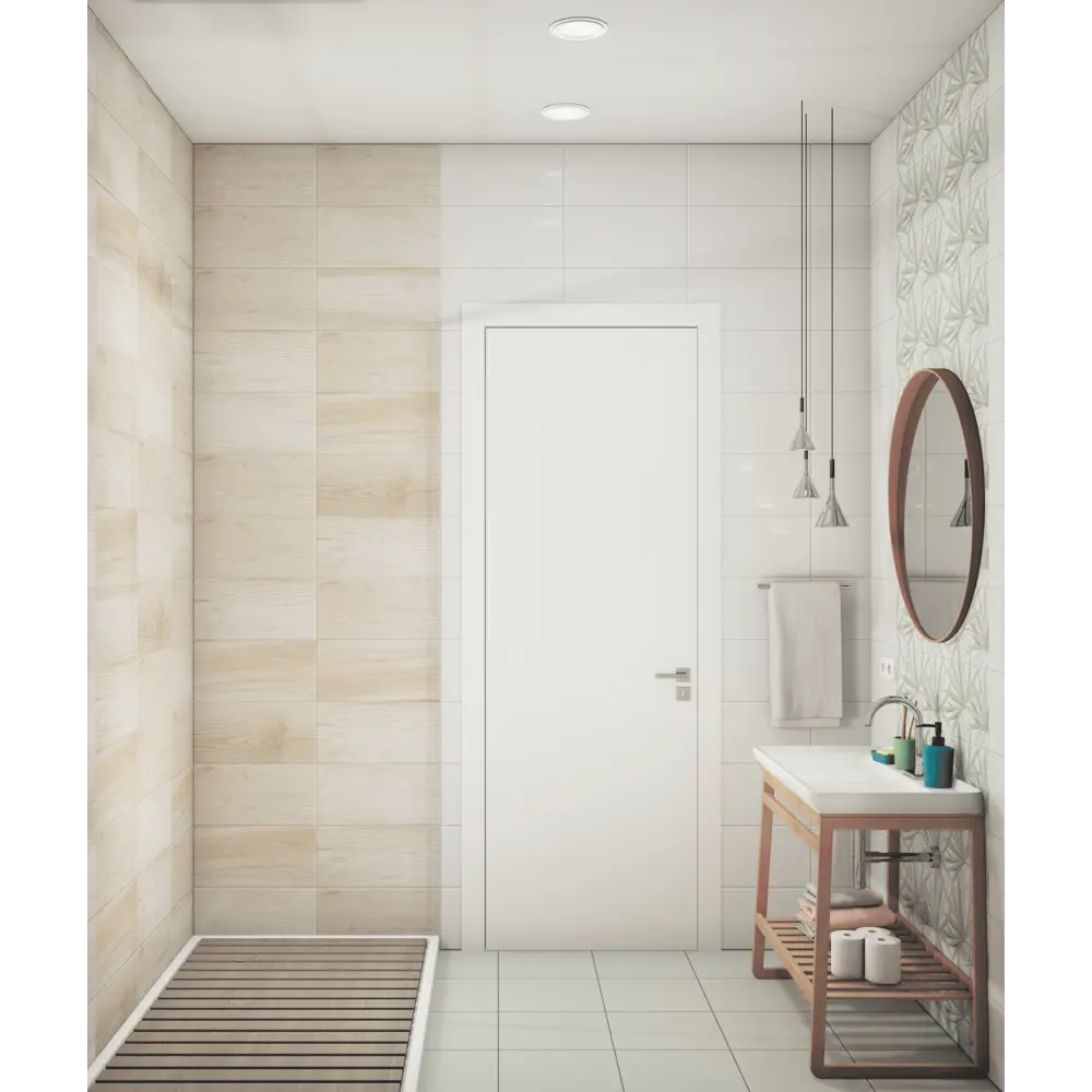 Плитка настенная LB Ceramics Моана 19.8x39.8 см 1.58 м² цвет белый STLM-2108058 - Вид №6