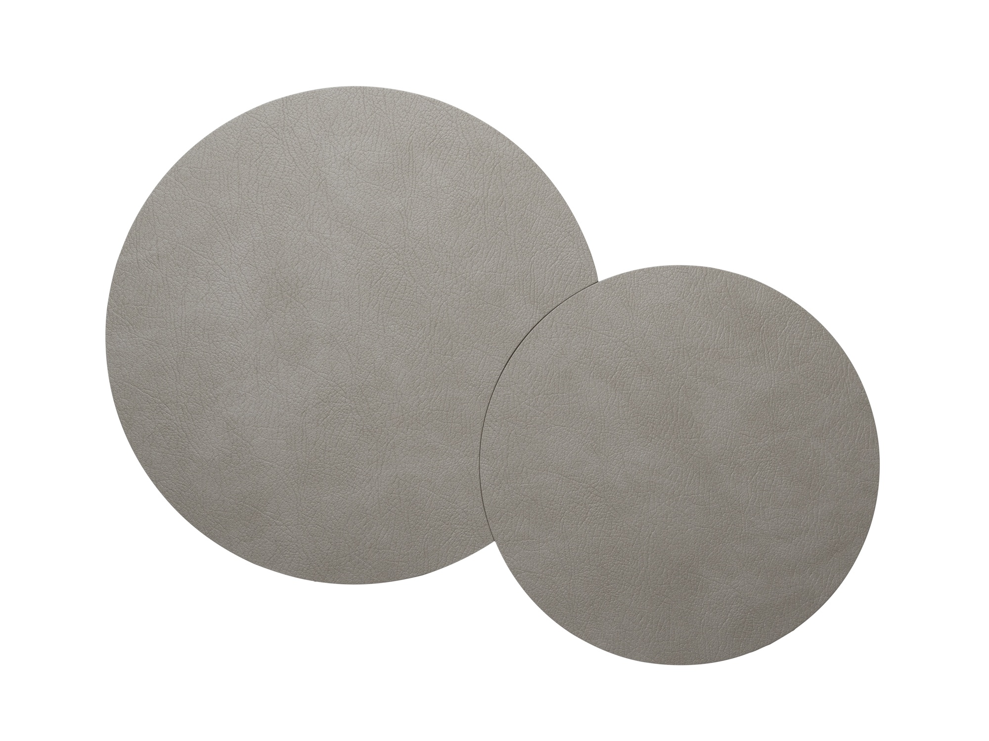 982967 CLOUD light grey подставка под горячее круглая, диаметр 24/30 см, набор 2шт;LIND DNA