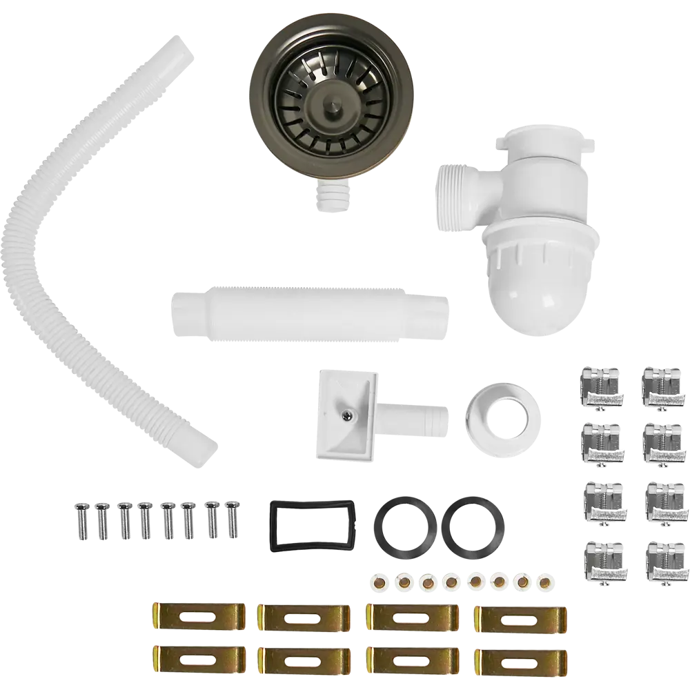Мойка для кухни врезная Maidsinks LHS5040-R15-003DG 50x40 см глубина чаши 20 см нержавеющая сталь цвет серый 89049192 STLM-2046972 - Вид №3