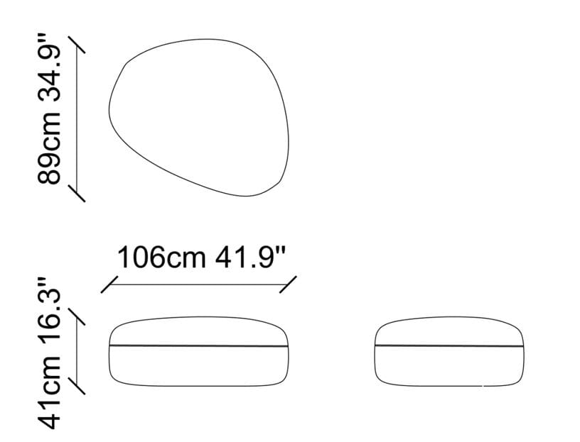 Ткань пуф NDESIGN Ezora ARCH-00019838 - Вид №1