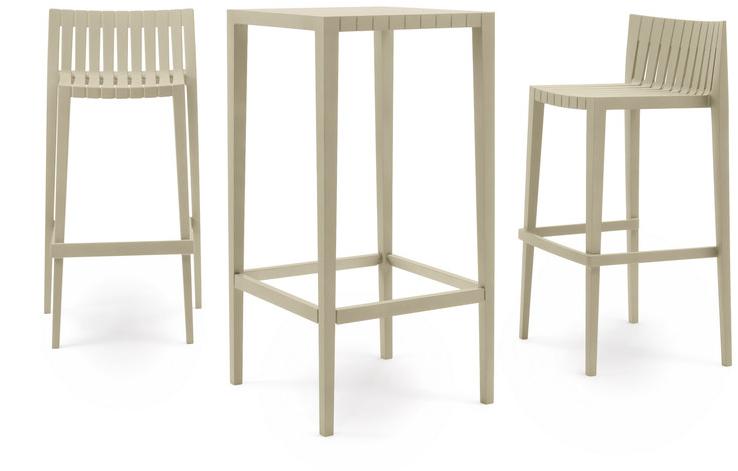 VONDOM Квадратный садовый высокий стол из полипропилена Spritz 56018 - Вид №2