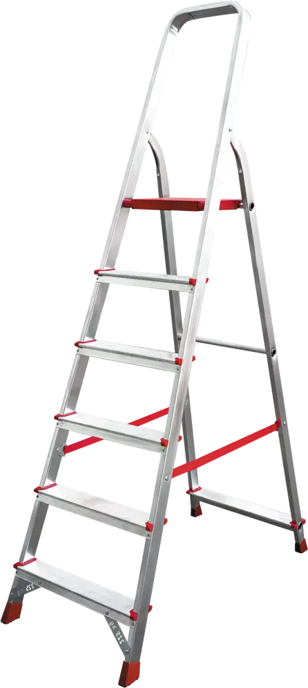 Стремянка Новая Высота Артель 3110 - 6-ступенчатая алюминиевая лестница для дома 82695047