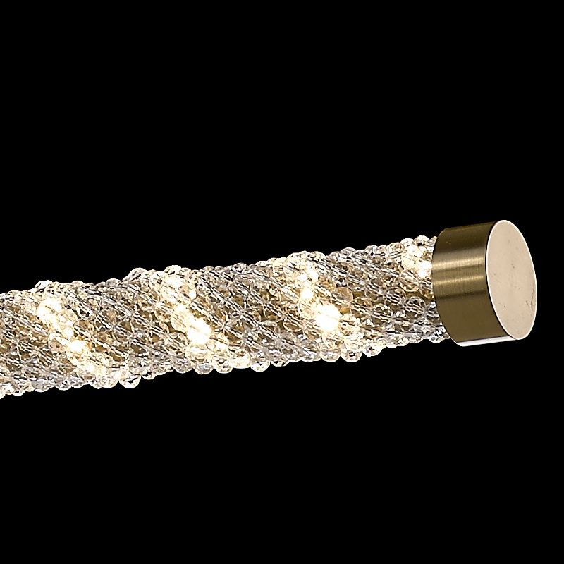 Светильник подвесной 120х80 см латунь Delight Collection PL98040 brass DELIGHT COLLECTION ДИЗАЙНЕРСКИЕ 00-3883158 Золото;прозрачный  - Вид №2