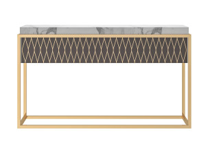 Прямоугольная мраморная консоль