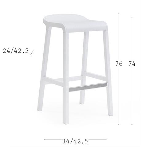 Billiani Табурет из ясеня Layer 094 - Вид №3