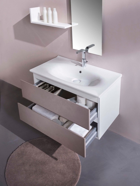 Y1AB01 Умывальник Le Fiabe 80 Hatria  - Вид №3