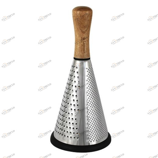 Терка коническая, малая, Legnoart, ясень/нержавеющая сталь, 24 см, светло-коричневая L002022900010