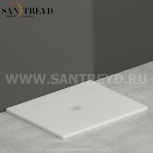 DT100BO Душевой поддон 100x80 керамический Globo