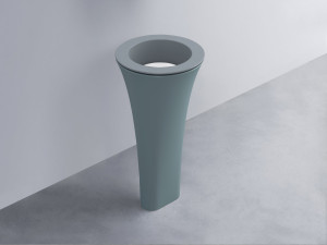 AMLA45-BR+AMPILT-BL+AMCOLT-PL Раковина Amedeo Tondo отдельностоящая cielo Enjoy + Amedeo