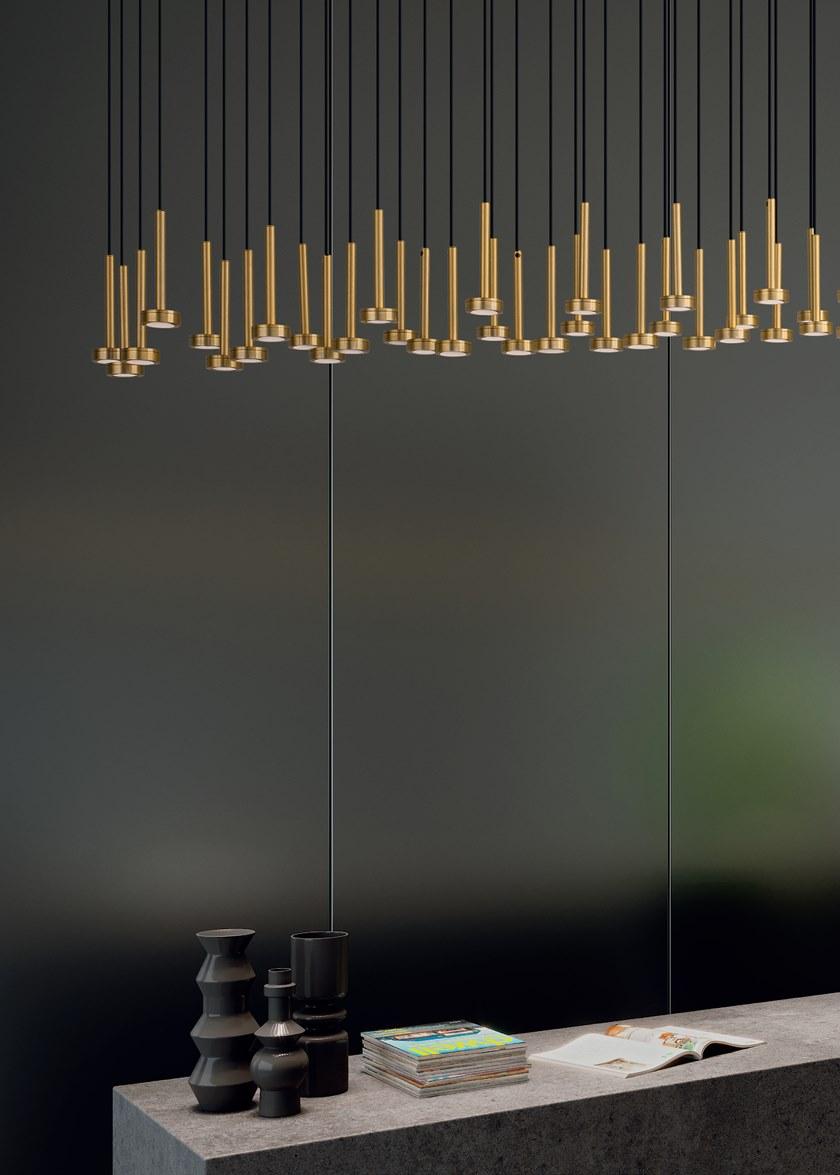 Euroluce Lampadari Металлический светодиодный подвесной светильник sun-id-1373357 - Вид №2