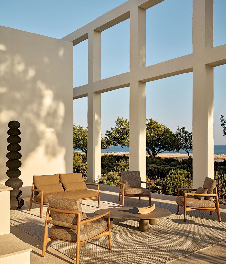 2-местный тканевый садовый диван Poliform Магнолия ARCH-00034295 - Вид №3