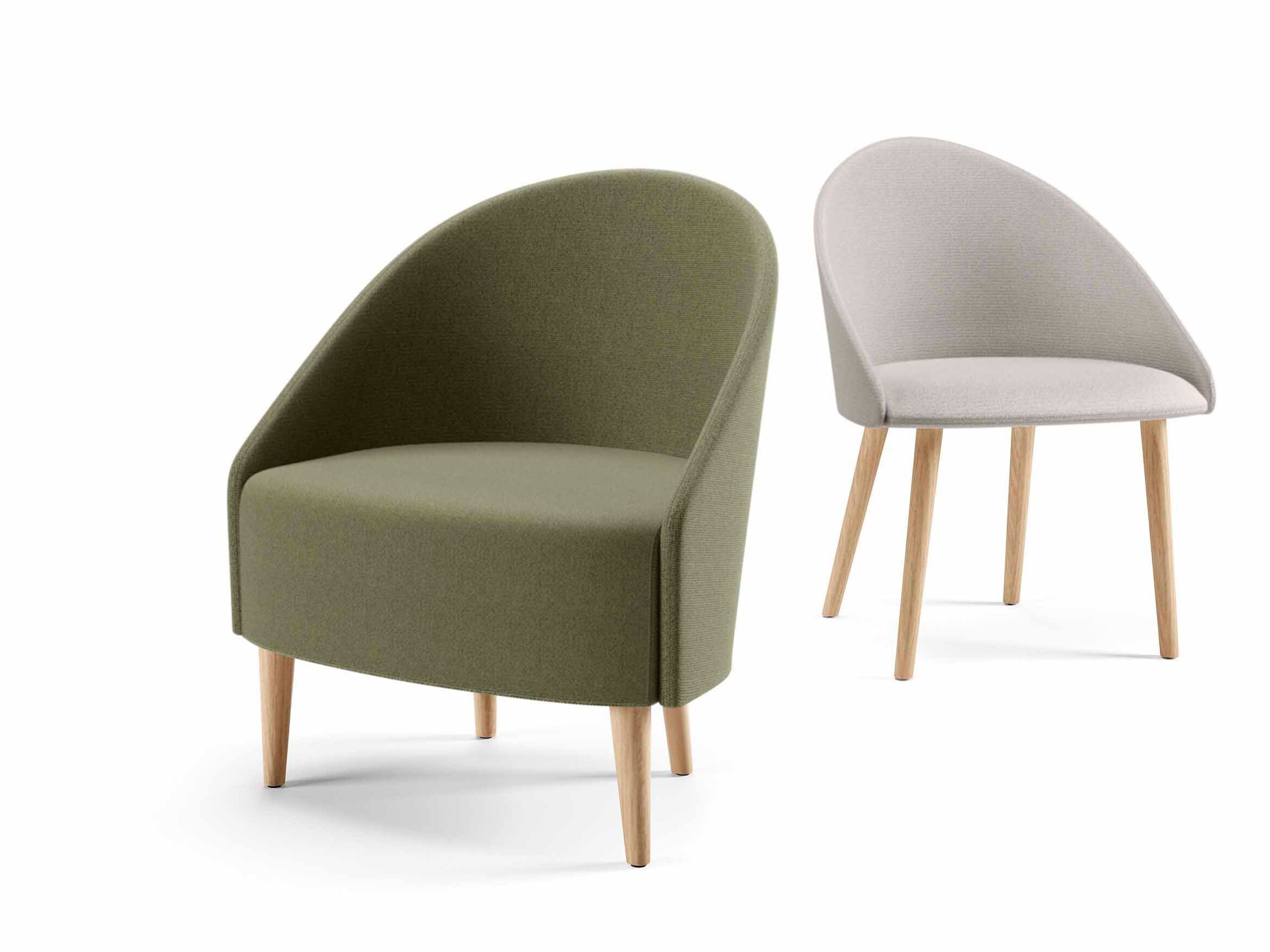 Мягкий стул из ткани SITLOSOPHY® Luna ARCH-00056425 - Вид №1