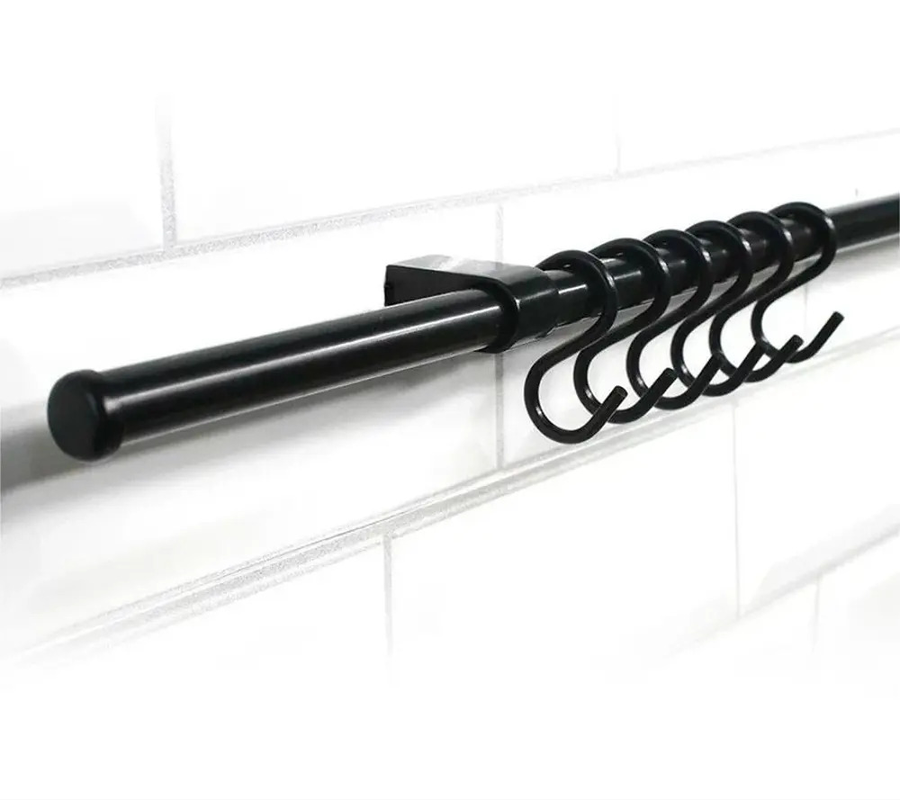 90540746 Рейлинг для кухни Big House Modern Black BL800CK6-M 800 мм набор черный матовый STLM-0869175