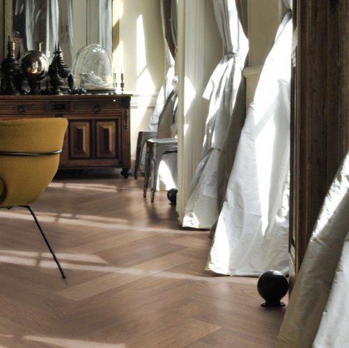 Паркет Ёлка Solidfloor New classic Св. Пол 1128549 Дуб Натур (Рельефная) 610х122 мм 1500200202 - Вид №3