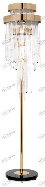 LUXXU Торшер из латуни с кристаллами Babel sun-id-1345932