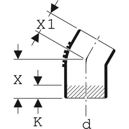 310.300.14.1 Отвод Geberit Silent-db20 Geberit  - Вид №10