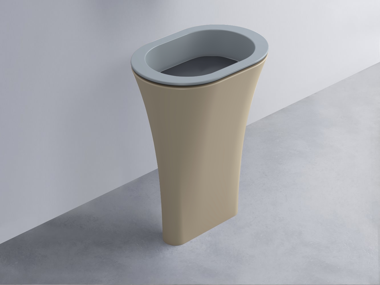 AMLA65-BR+AMPILO-BA+AMCOLO-AV Раковина Amedeo Ovale отдельностоящая cielo Enjoy + Amedeo Ceramica Cielo