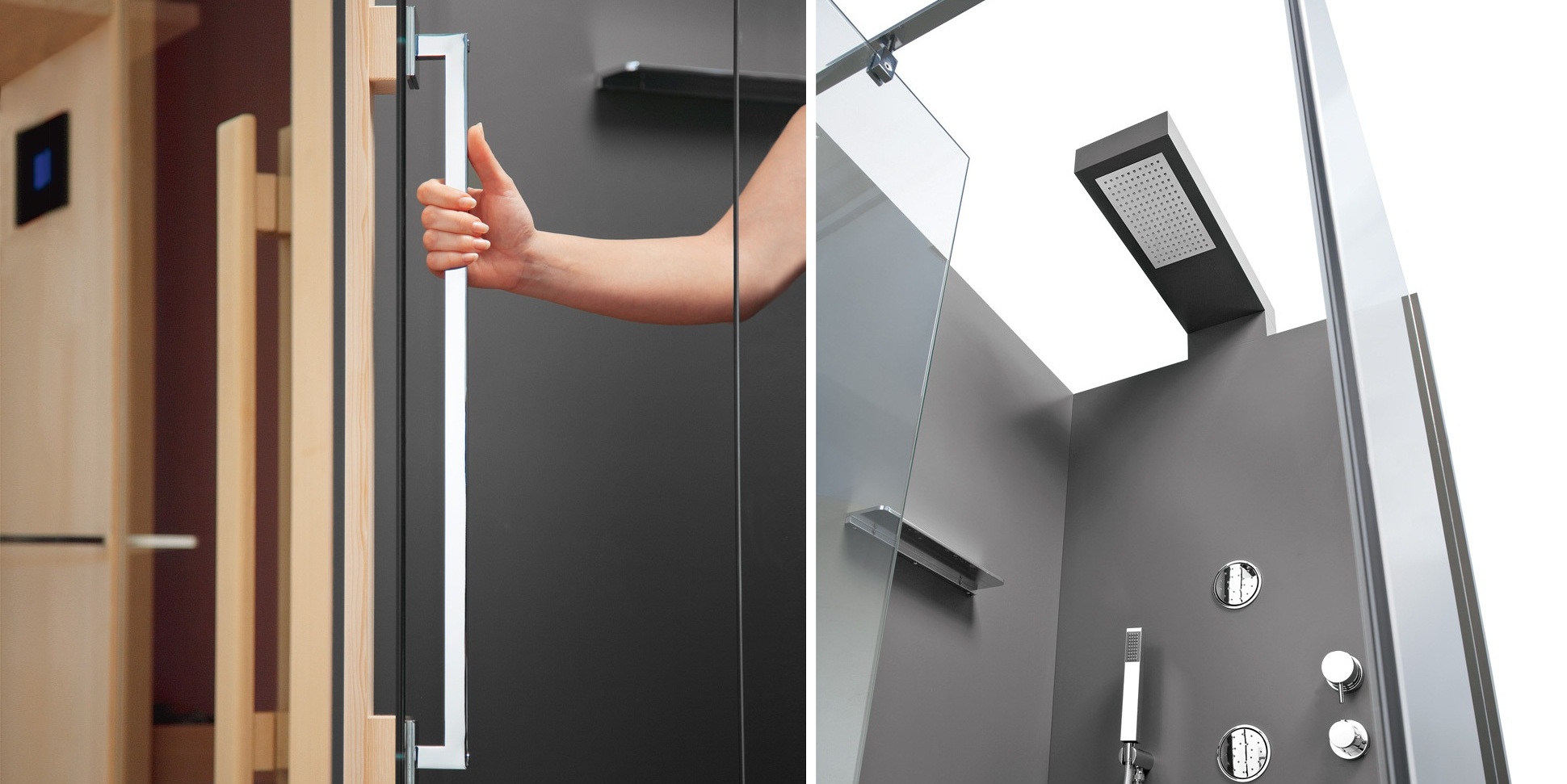 Многофункциональная баня 205x172 УГЛОВАЯ CHIBLI Gruppo Geromin GHIBLI SSACD7A2DH - Вид №3