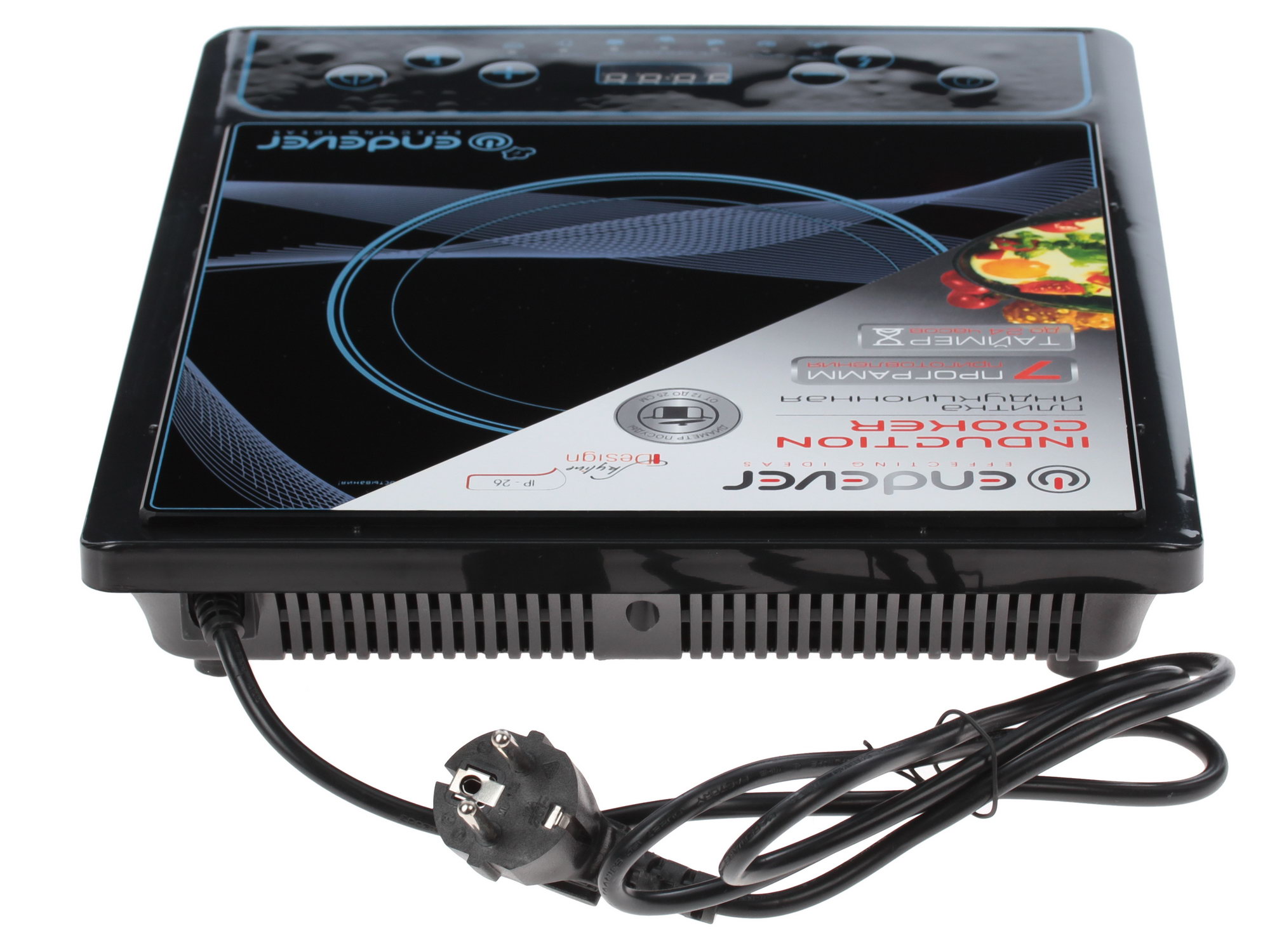 1041308 Плита компактная электрическая Endever SkyLine IP-26 черный STDN-0094937 - Вид №6