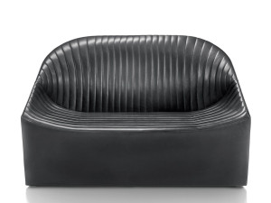 2-местный кожаный диван