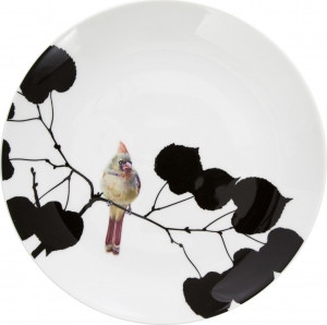 10649366 Meissen Тарелка настенная Meissen "Весенний Кардинал" 27,5см, п/к Фарфор, Керамика